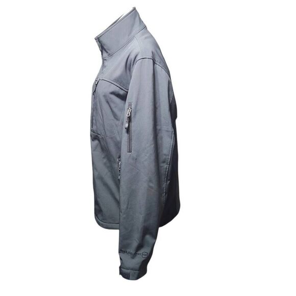 Free Country water resistant jacket gray black zip pockets Large - Picture 3 of 12